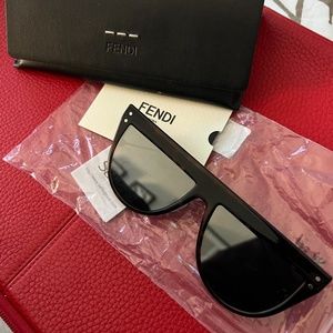 NWT Fendi Dark Havana Sunglasses (Authentication Card Included)